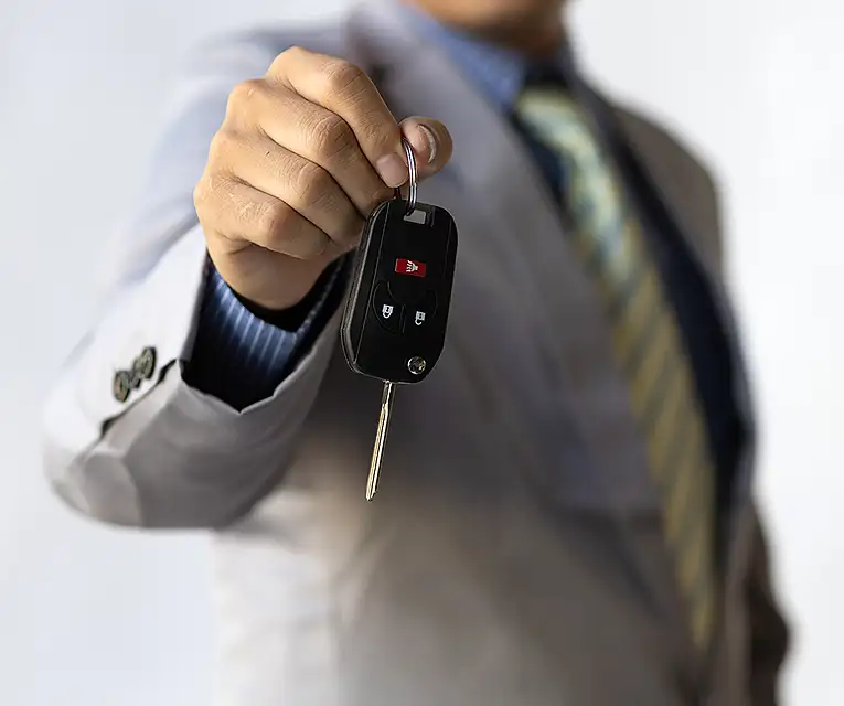 Entrega de llaves de auto