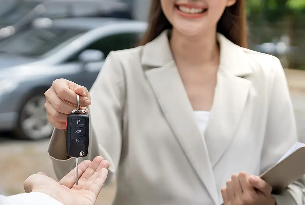 Entrega de llaves de auto